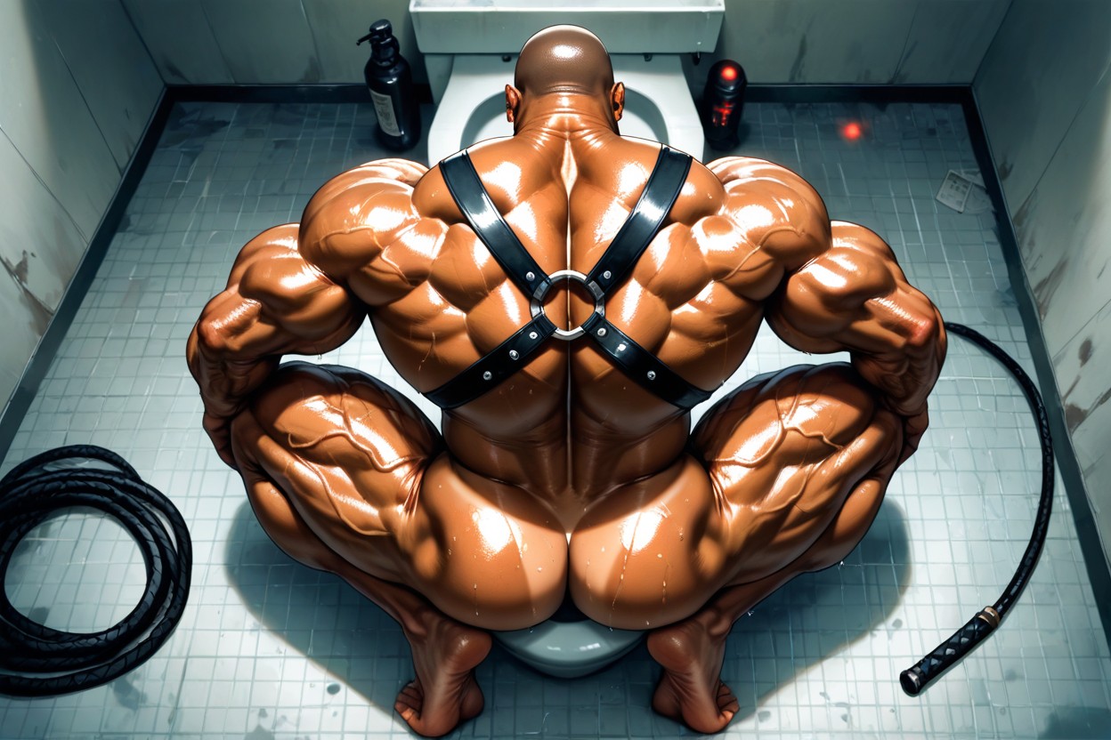 Top Down, Bodybuilder, Wide Back AI Gay Porn