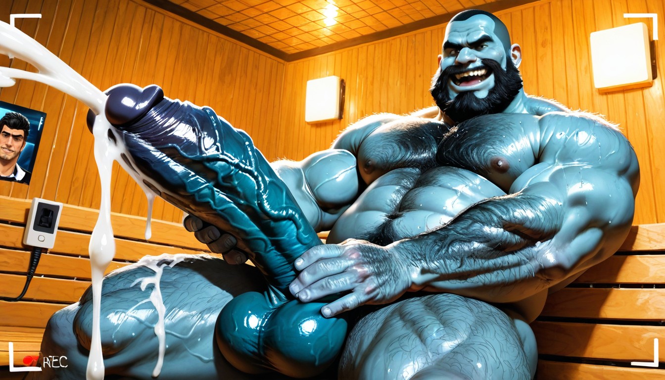 Escandinavo, Excessively Hairy Balls, Sweaty Porno gay IA