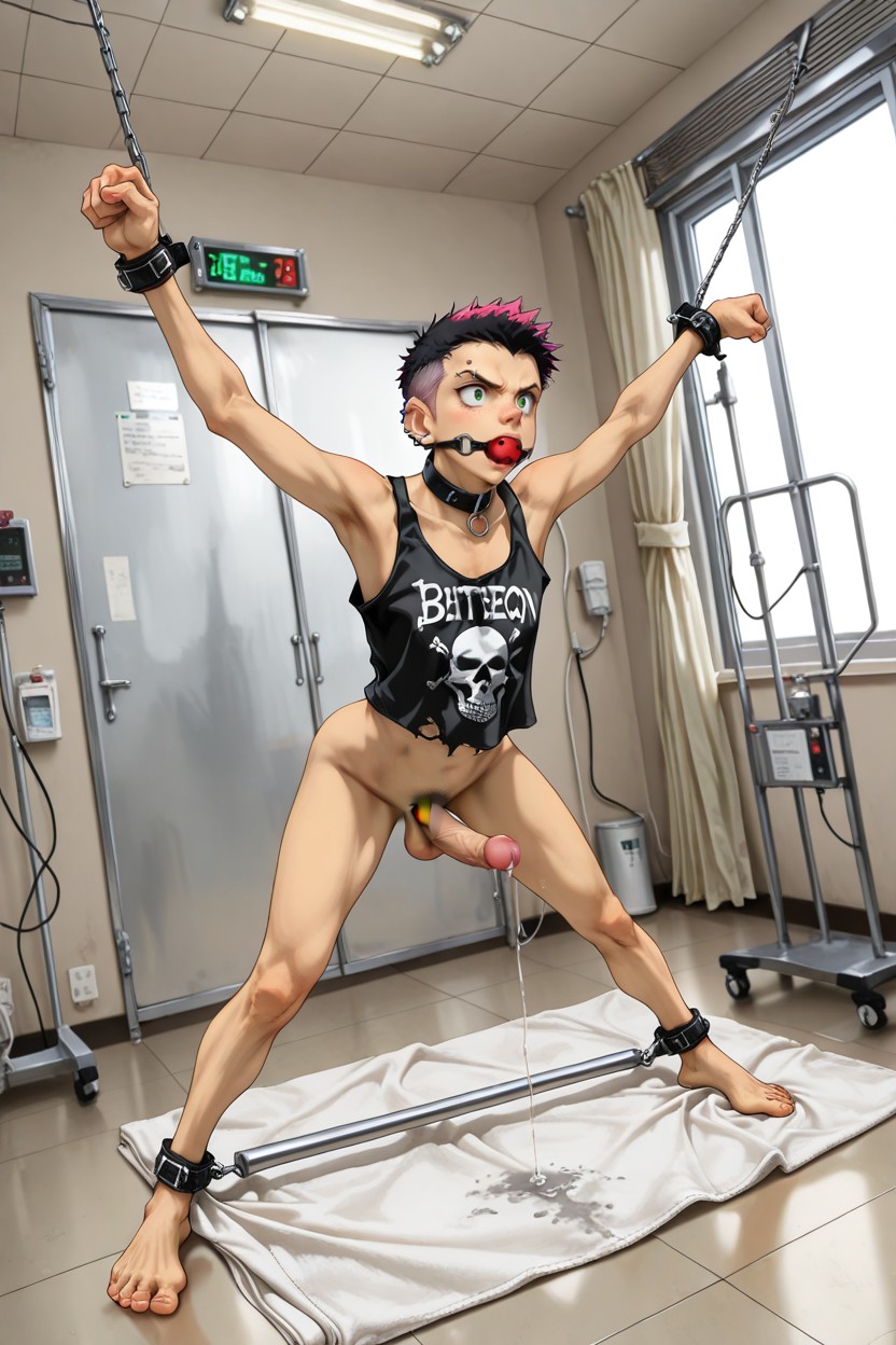 Hospital, Tan Skin, Volumetric AI Gay Porn