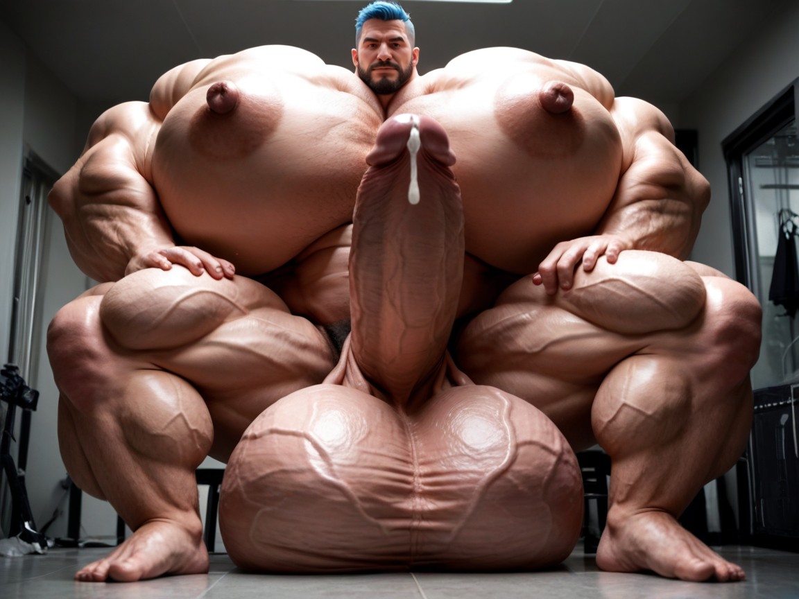 Bobcut, Hyper Cock, Extreme Hyper Testicles AI Gay Porn