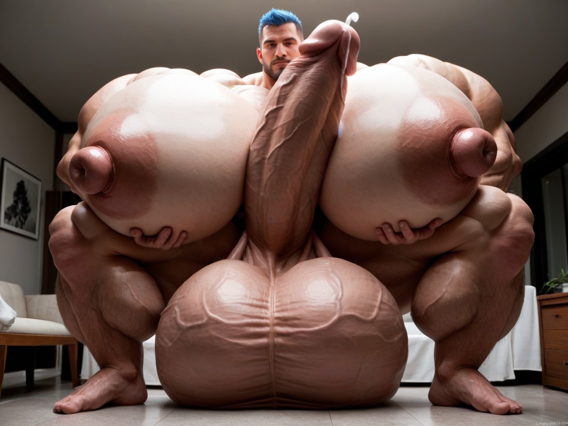 Balls Bigger Than Human, De Abajo Hacia Arriba, On Steroids Porno gay IA