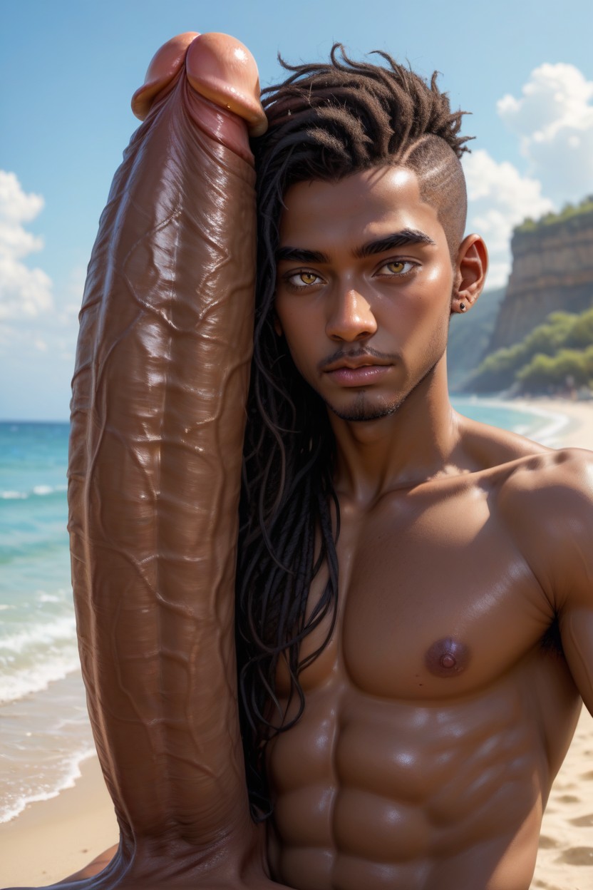 Gigantic Glans, Mushroomshaped Cock, Subject Glans AI Gay Porn