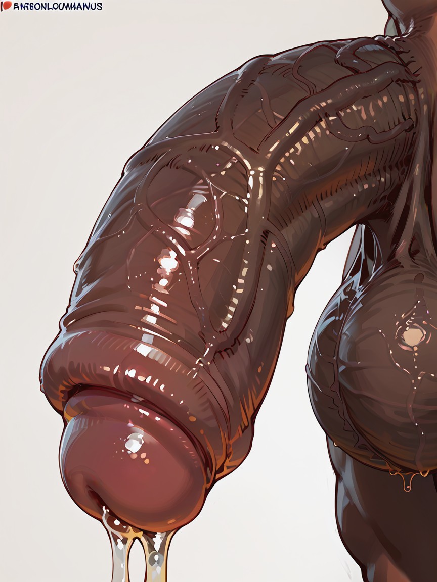 Award Winning Photo, Monster Cock, Plump Appleshaped Glans AI Gay Porn