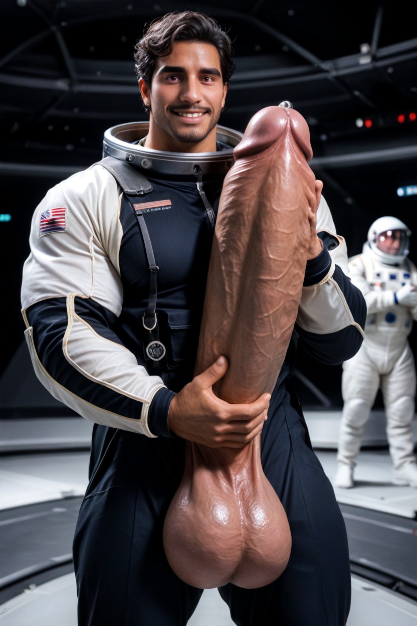 Realistic, Male Only, Impossibly Long And Thick Hyper Cock Taller And Thicker Than Body AI Gay Porn