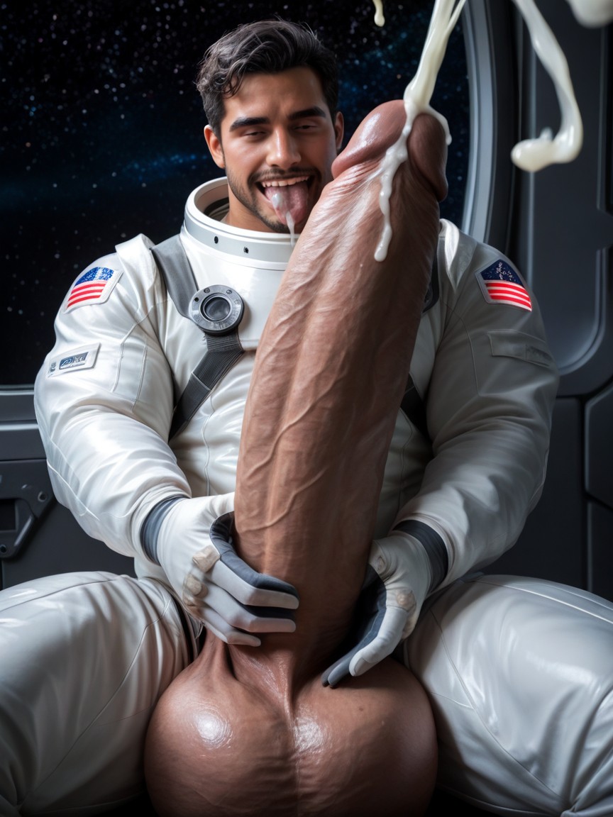 Hq, Gigantic Fully Erect Uncut Penis, Cock Much Bigger Than Body AI Gay Porn