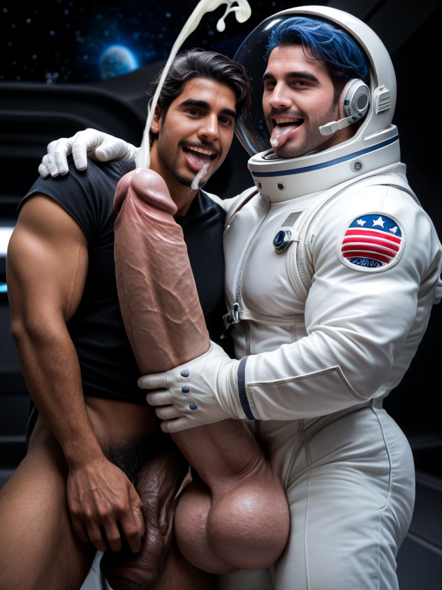 Gay, Helping Hand, Correct Anatomy AI Gay Porn