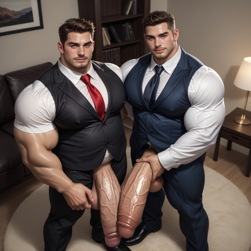 Foreskin, Dawn, Brown Hair AI Gay Porn