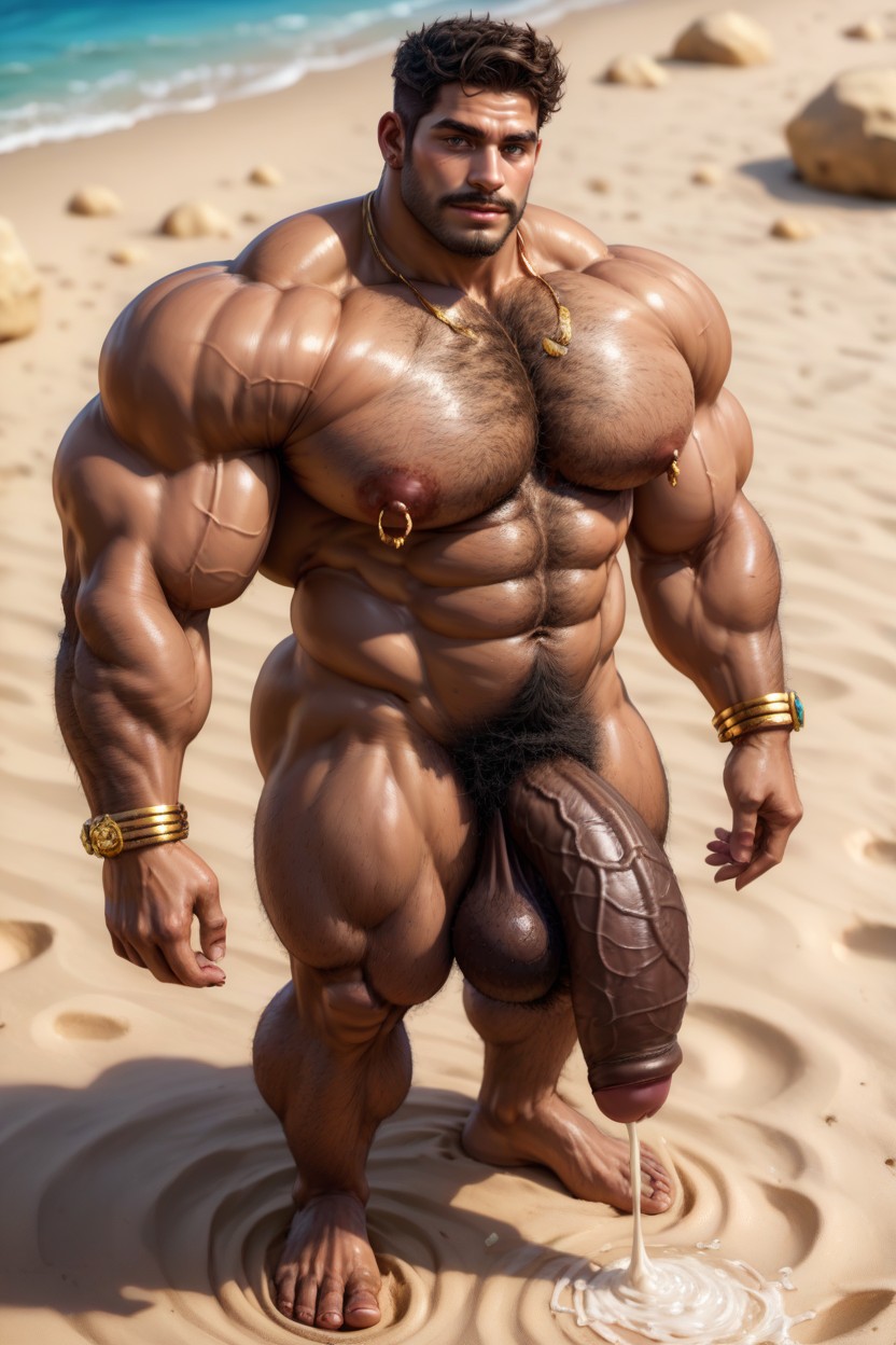 Excessive Hairy Chest, Person, Very Thick Penis AI同性戀黃片