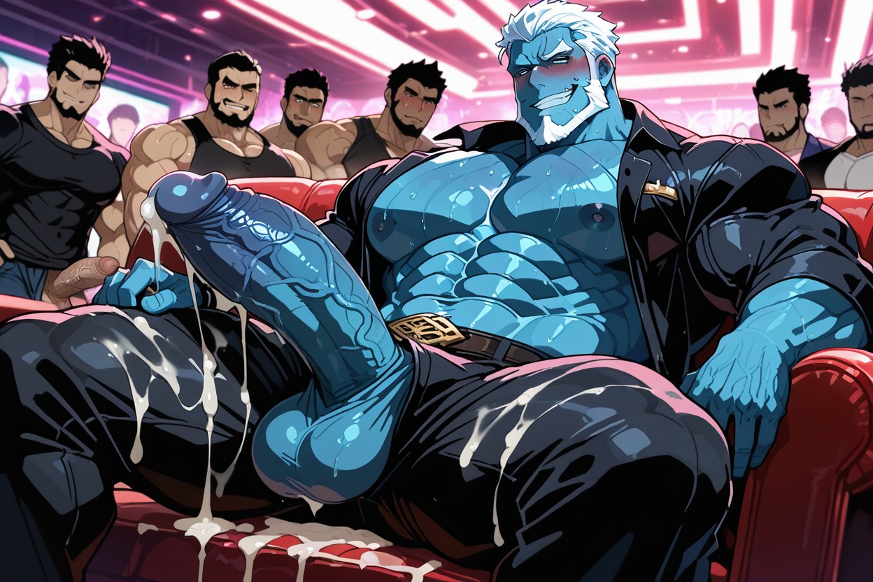 发骚, Ripping Clothes, Big Pecs AI同性恋黄片