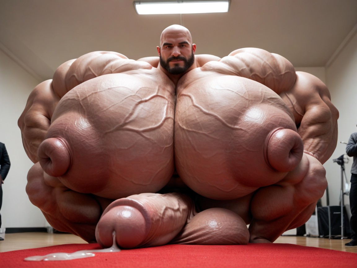 Muscle Growth, Puffy, Exploding With Muscle Growth AI Gay Porn