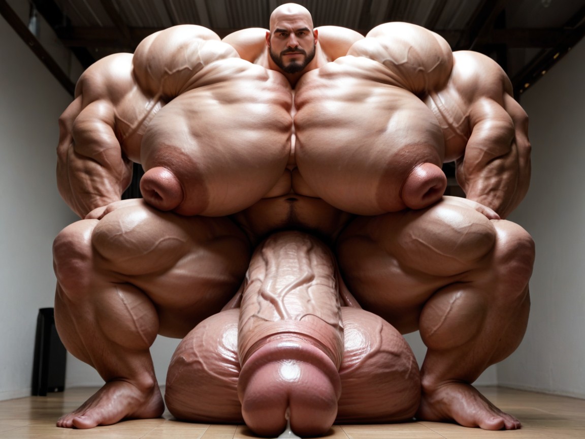 Extreme Massive Hyper Muscles, Точка Зрения, Obese ИИ гей порно