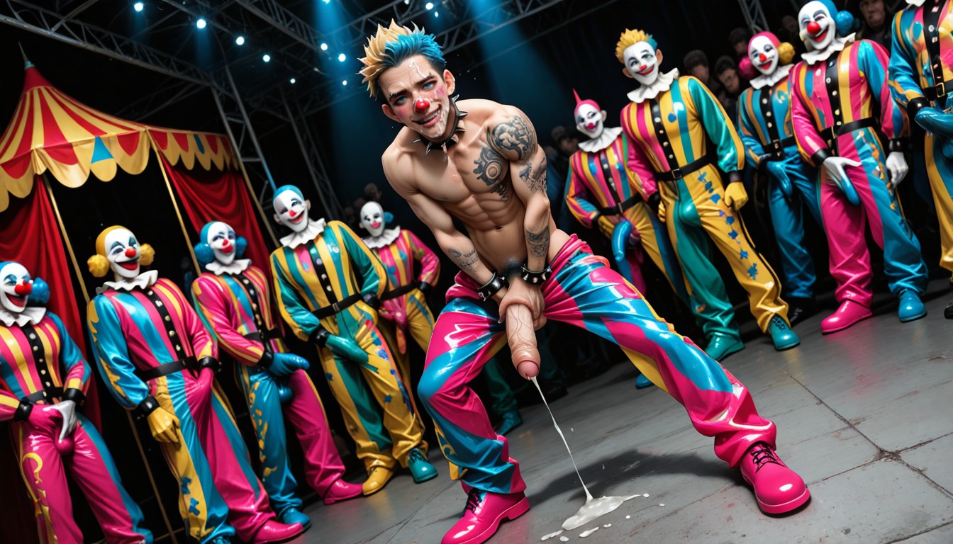Foreskin, Facial Piercings, Lumière Volumétrique Porno IA Gay