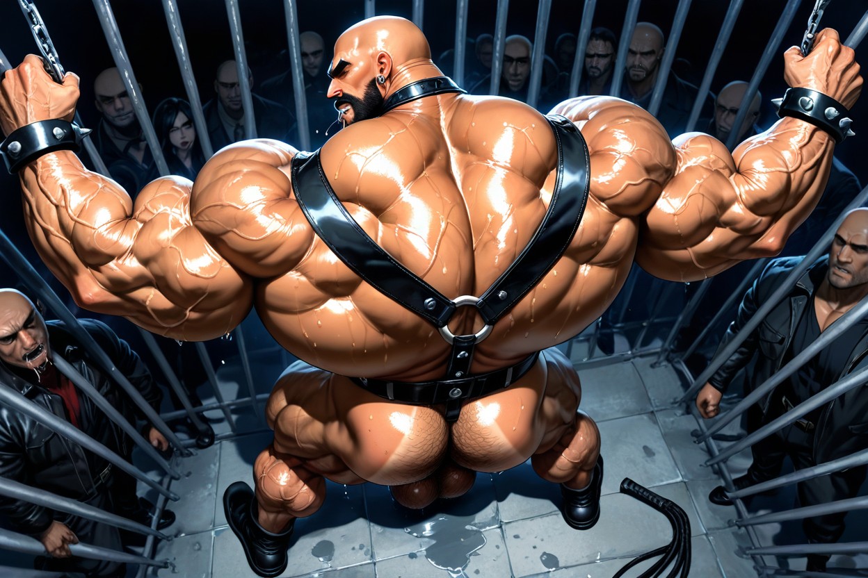 Low Hanging Balls, Veiny Arms, Hairy Balls Porno IA Gay