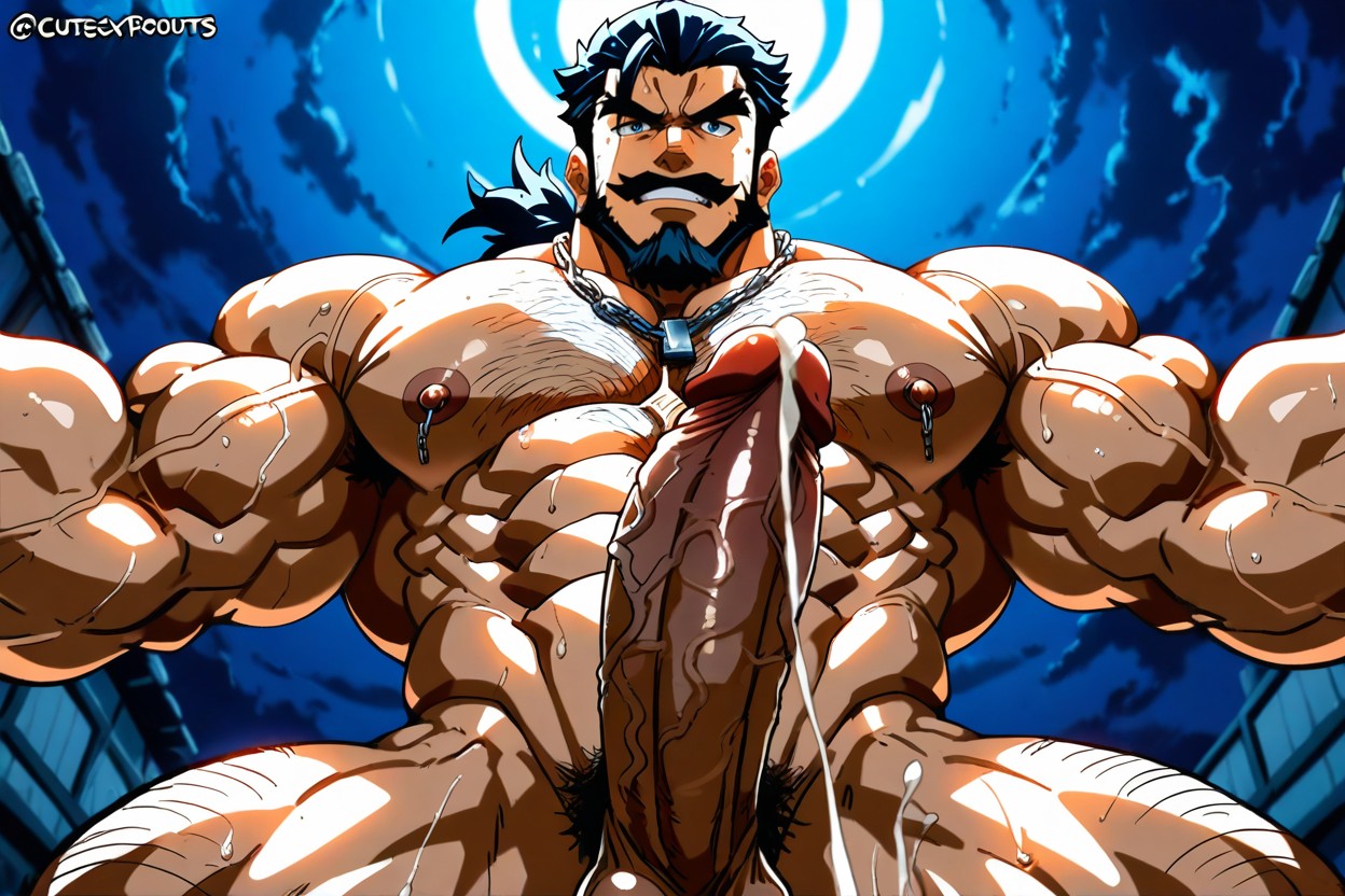 D Simple Line Art, Hairy Chest, Omyurice Art Porno IA Gay