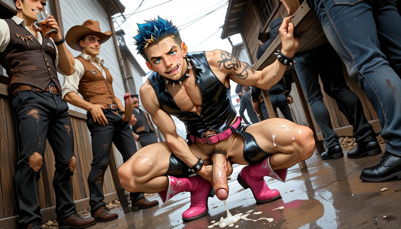Spiked Collar, Beitemian, Pubic Hair Porno IA Gay