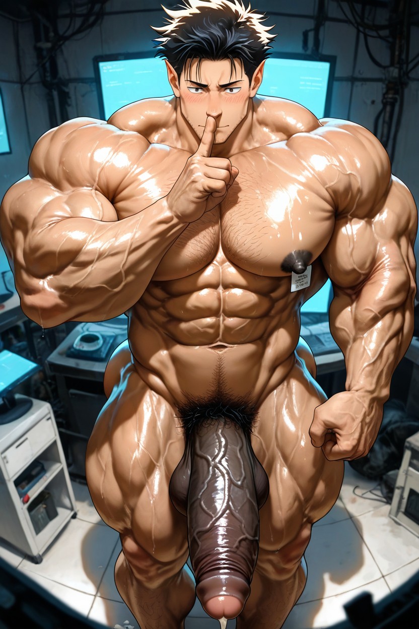 Exquisite Tonal Range, Hyper-muscular, Enormous Bulging Chest And Arms Porno IA Gay