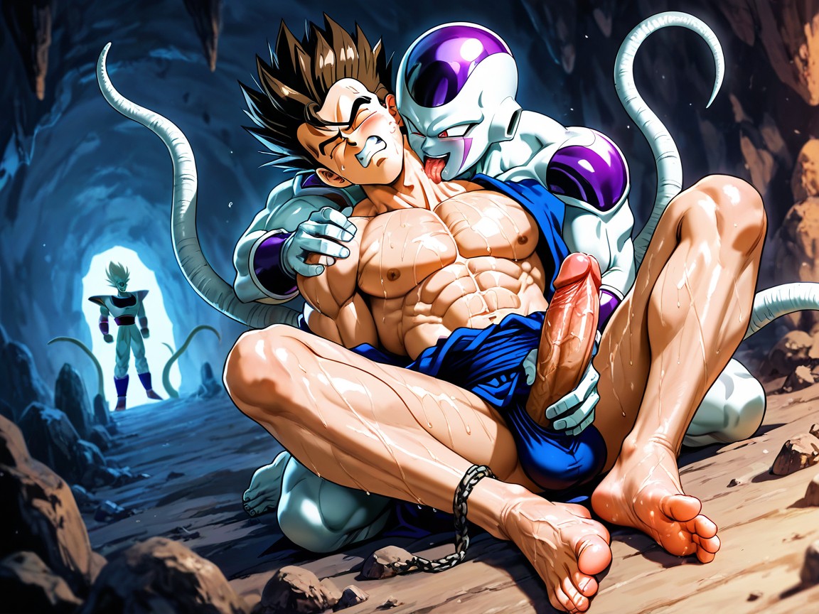 Dents Serrées, Defined V-line, Gohan Bottom Porno IA Gay