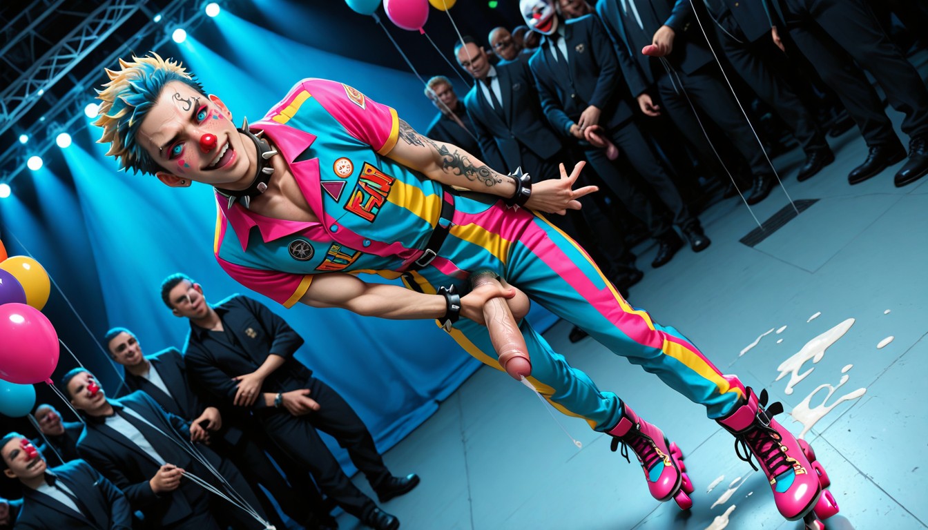 Carnaval, Multiple Spotlights, Grand Angle Porno IA Gay