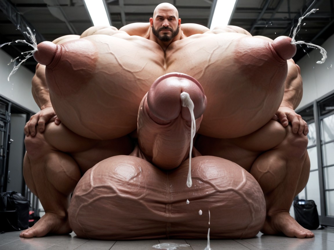 Extreme Hyper Testicles, Hyper Muscle, Hyper Puffy KI Schwulenporno