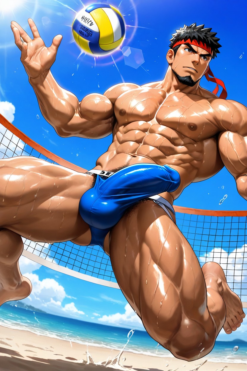 Strong Arms, Black Hair, Clean Shaven Porno IA Gay