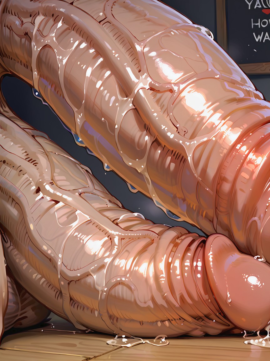 Unglaublich Langer Hyperpenis, Prominent Glans, Huge Glans KI Schwulenporno