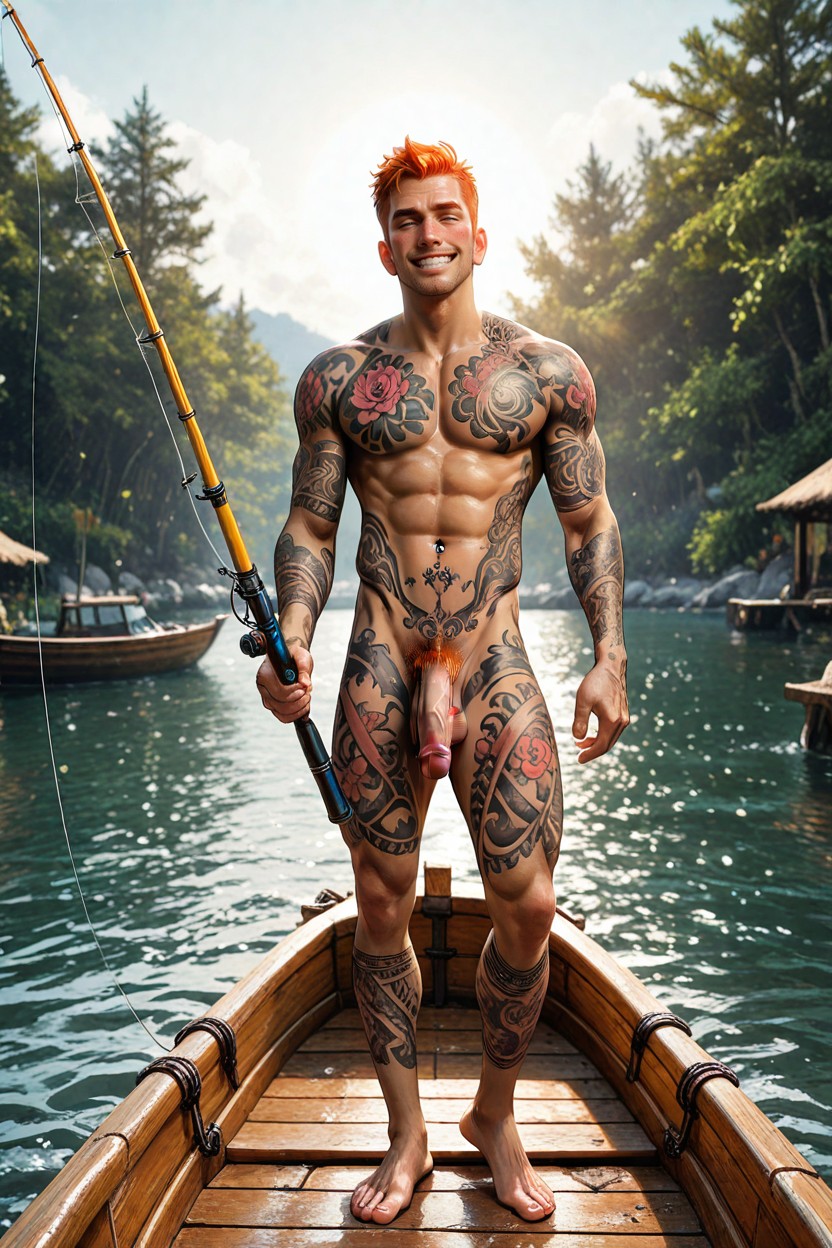 Hdr, High Detailed Penis, Sharp Focus Porno IA Gay