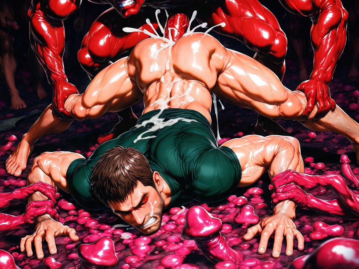 Fucked By Humanoid Fungus Like Creature, Gay, All Limbs Held Down KI Schwulenporno