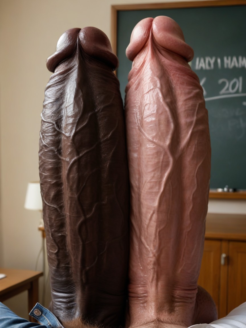 18+, Profesora, Enormous Cock Head Porno gay IA
