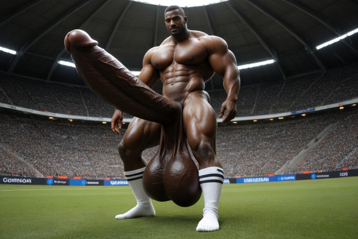 Hairless, Extremely Thick Long Large Cock, Athlete Porno IA Gay