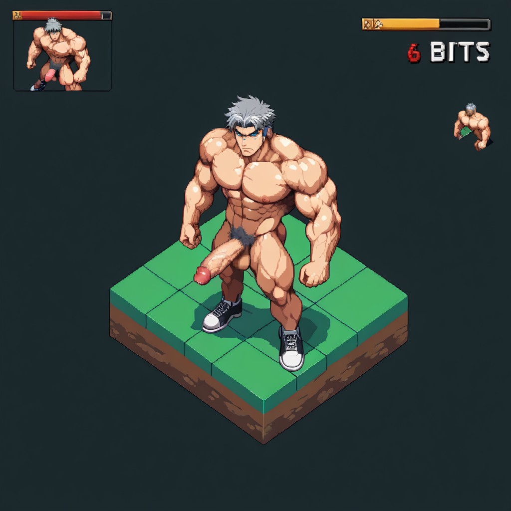 Full Body View, Balls, Wearing Jock Strap 게이 AI 포르노