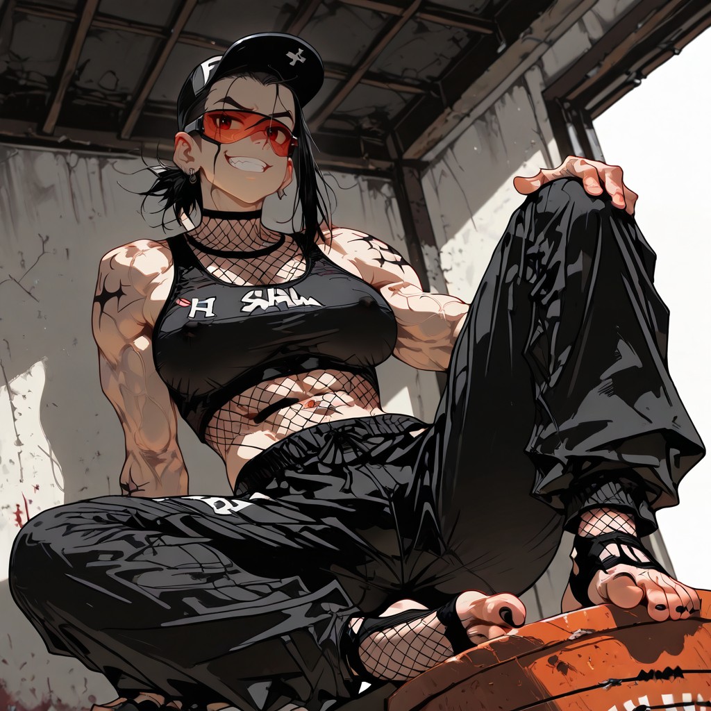 Big Hands, Detailed Veins, Bara Style Porno IA Gay