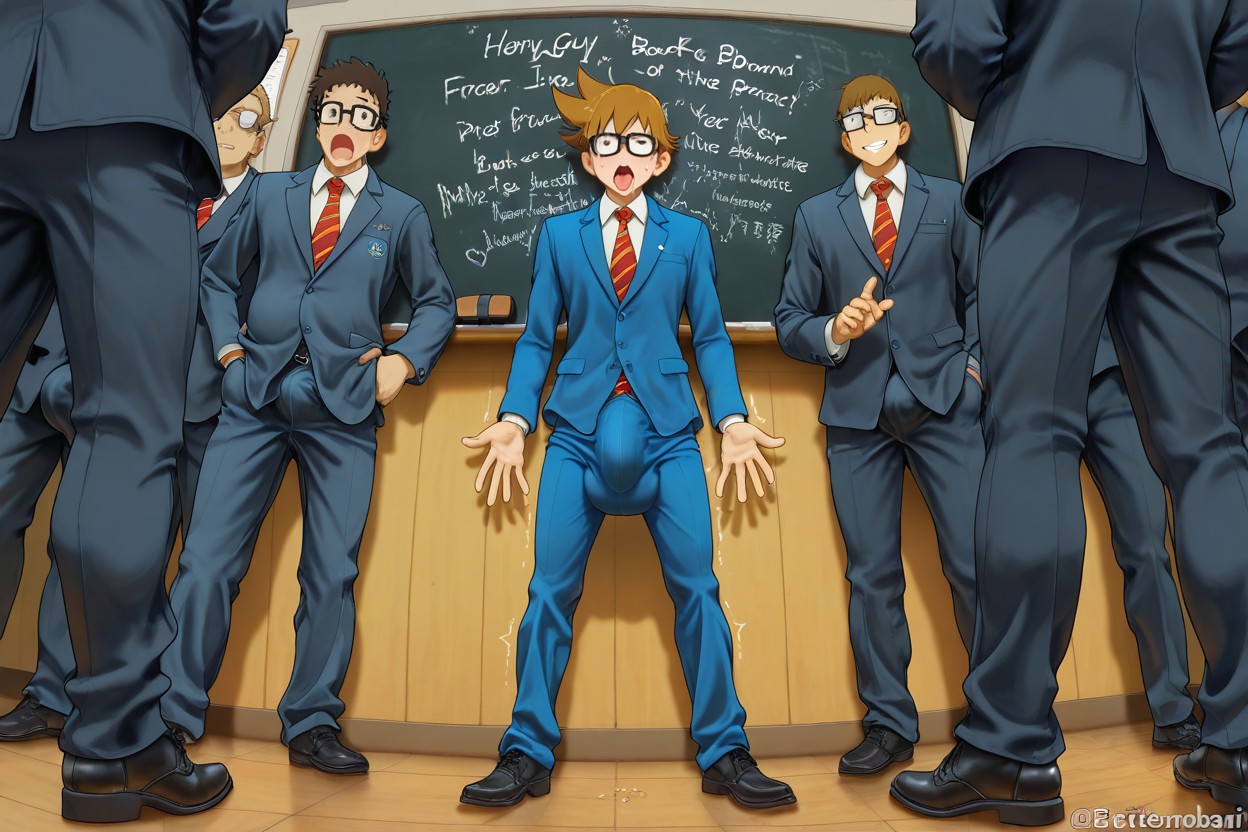 Boner, Uniform, Maigre Porno IA Gay