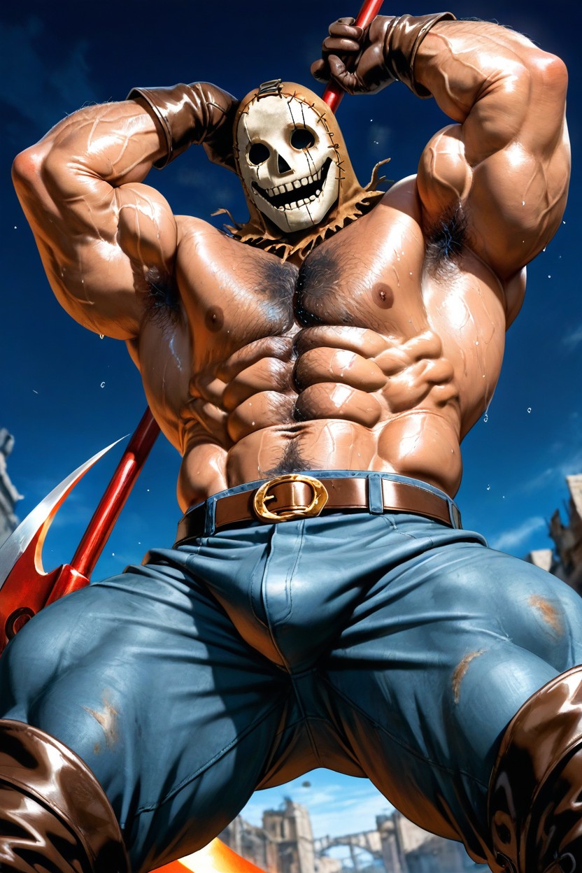 Highly Detailed, Excessive Body Hair Half Body, Realistic Skin Texture 게이 AI 포르노