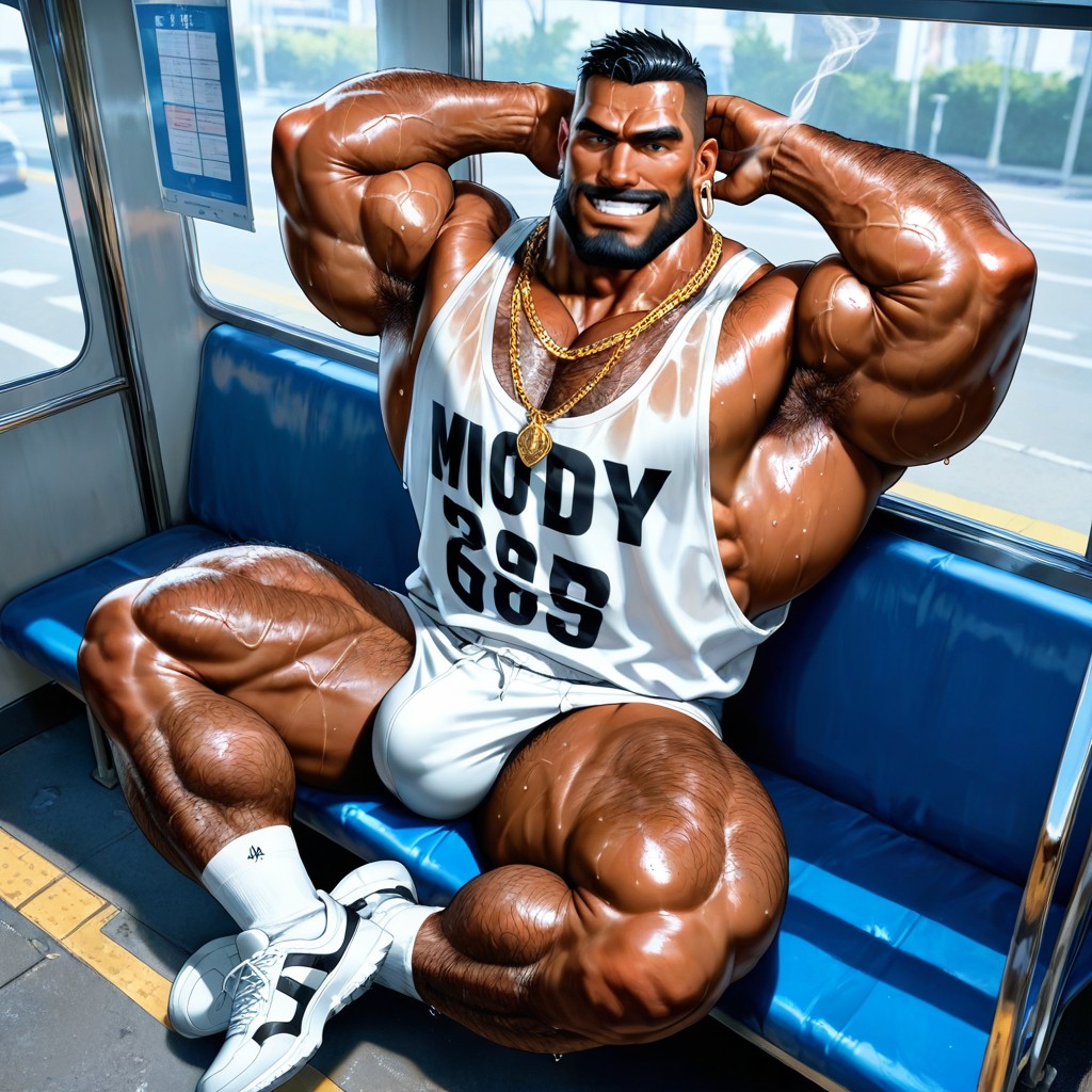 Veiny Muscles, Detailed Realistic Image, Hairy Forearms AI Gay Porn