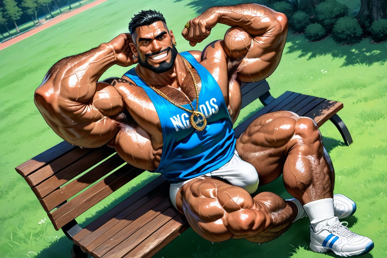 Sports Shoes, Huge Calves, Bara AI Gay Porn