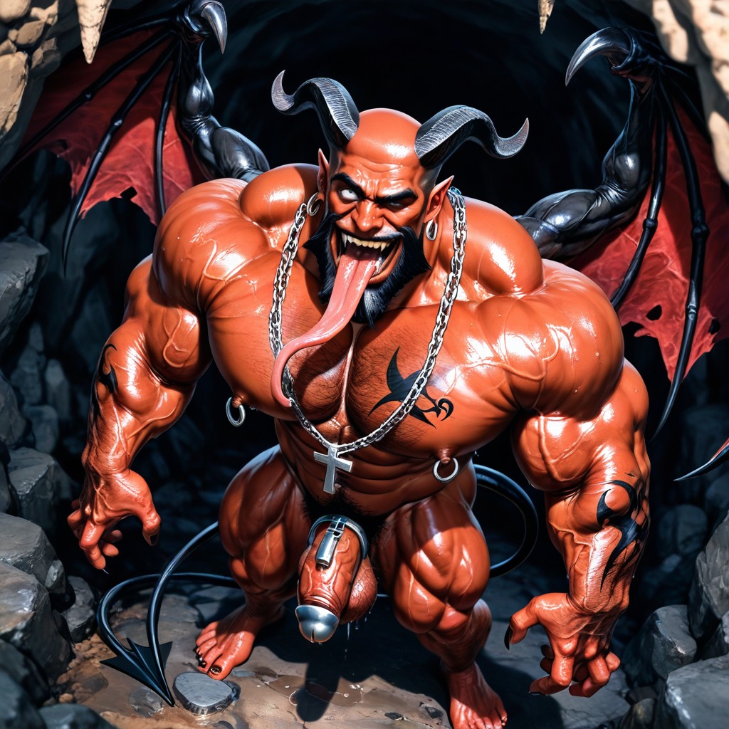 Huge Neck, Huge Muscles, Huge Veins ゲイAIポルノ