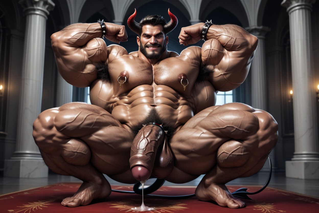 Detailed Image, Thick, Hairy AI Gay Porn