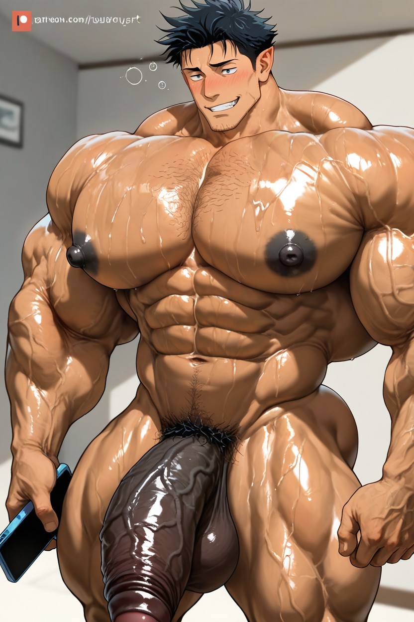 Big Muscles, Toji Fushiguro From Jujutsu Kaisen, ムラムラ ゲイAIポルノ