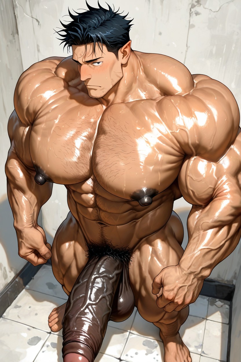 Muscular, Big Muscles, Oversized Muscles AI Gay Porn