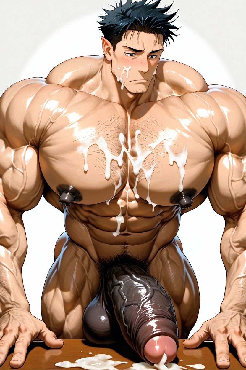 Masculine, 25+, Oiled Skin ゲイAIポルノ