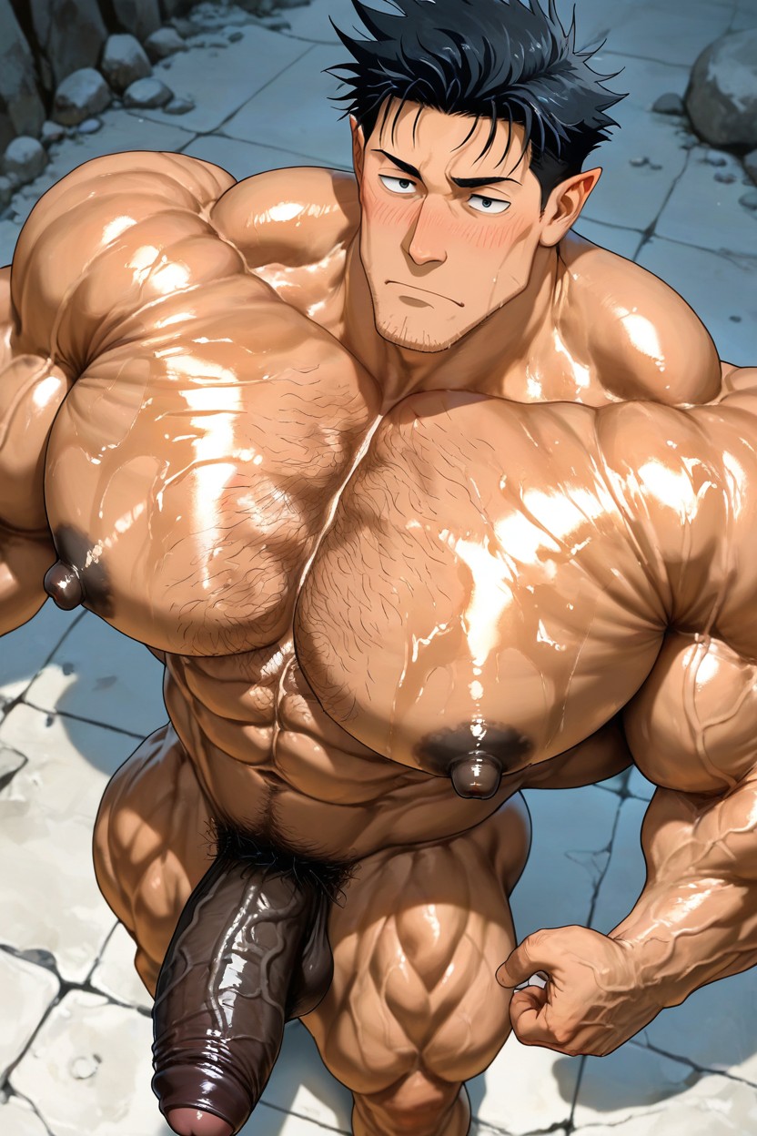 Blushing, Masculine, Sexy AI同性戀黃片