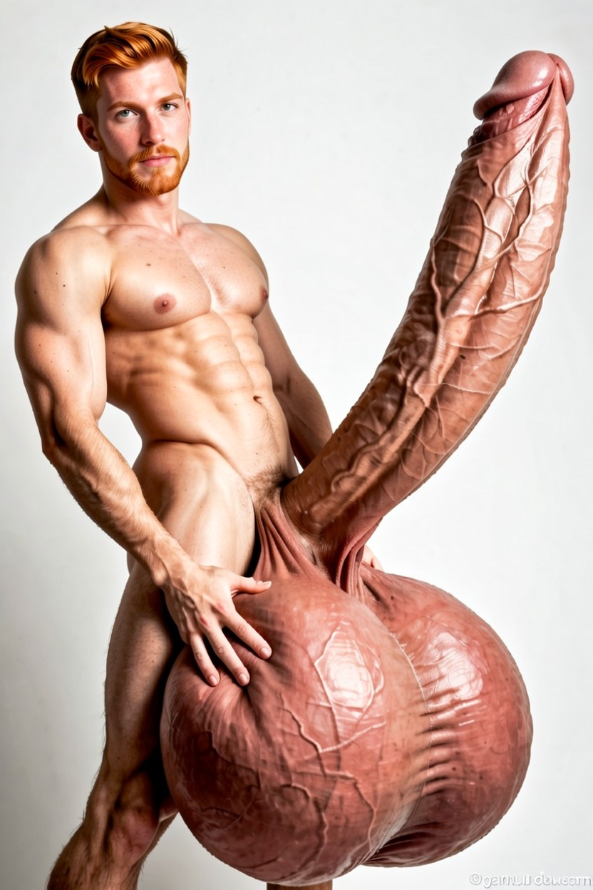 Hyper Balls, Hyper Massive Cock, Extreme Hyper Testicles ゲイAIポルノ