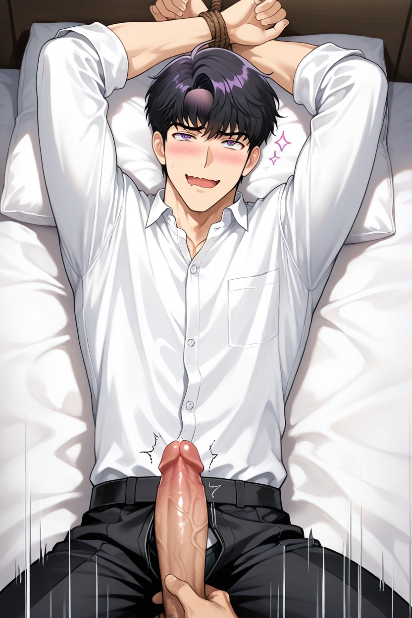 Ilay Riegrowhefrom Manhwa Passion, Anime-like Hair, Orgasm AI Gay Porn