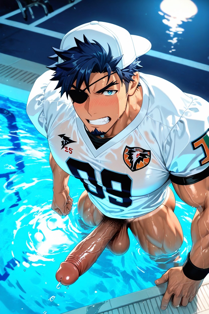 Tanned Skin, Moonlight, Blue Hour AI Gay Porn