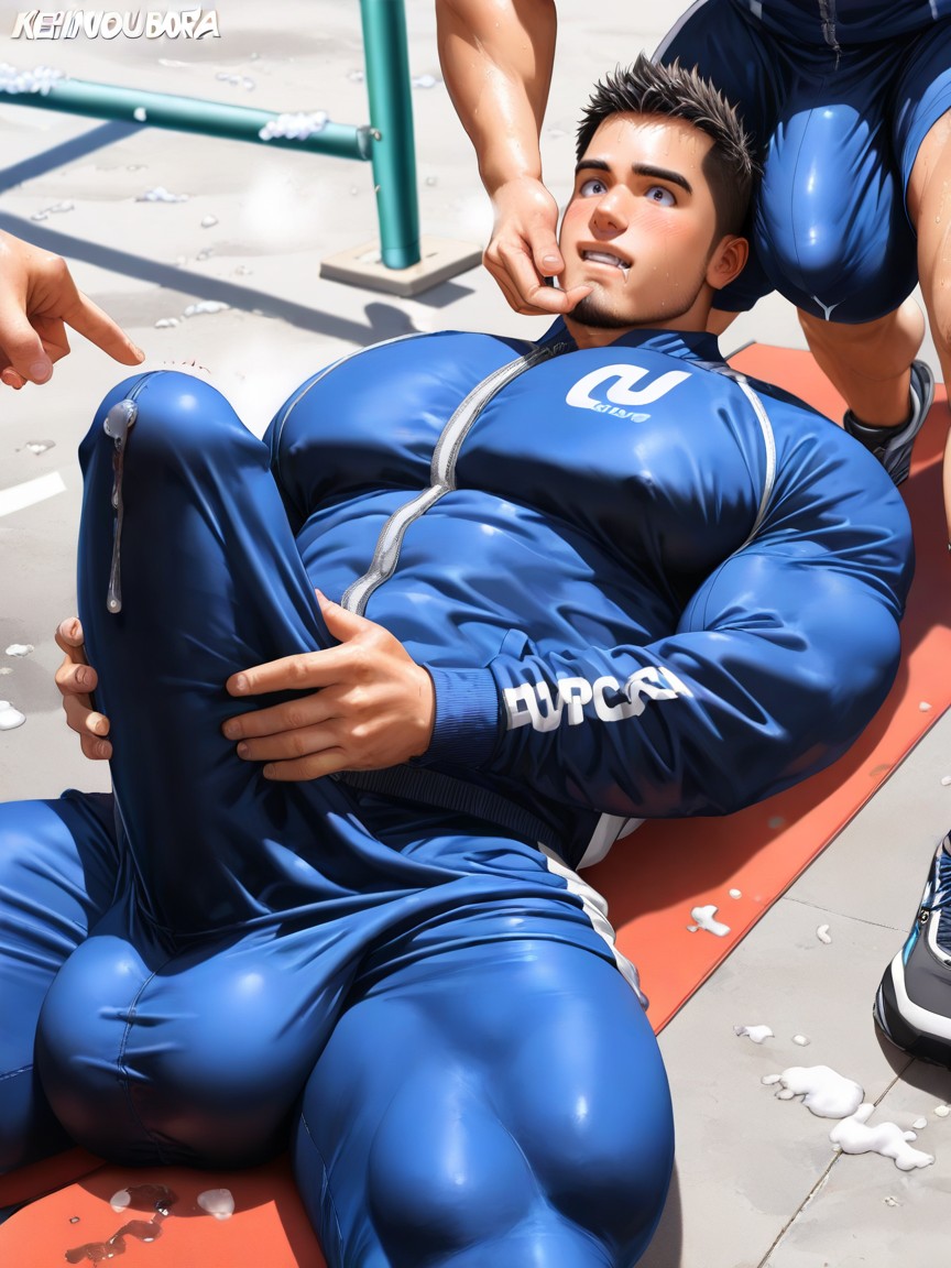 K, Gigantic Growing Cock Bulge, Male Only Pornografia gay com IA