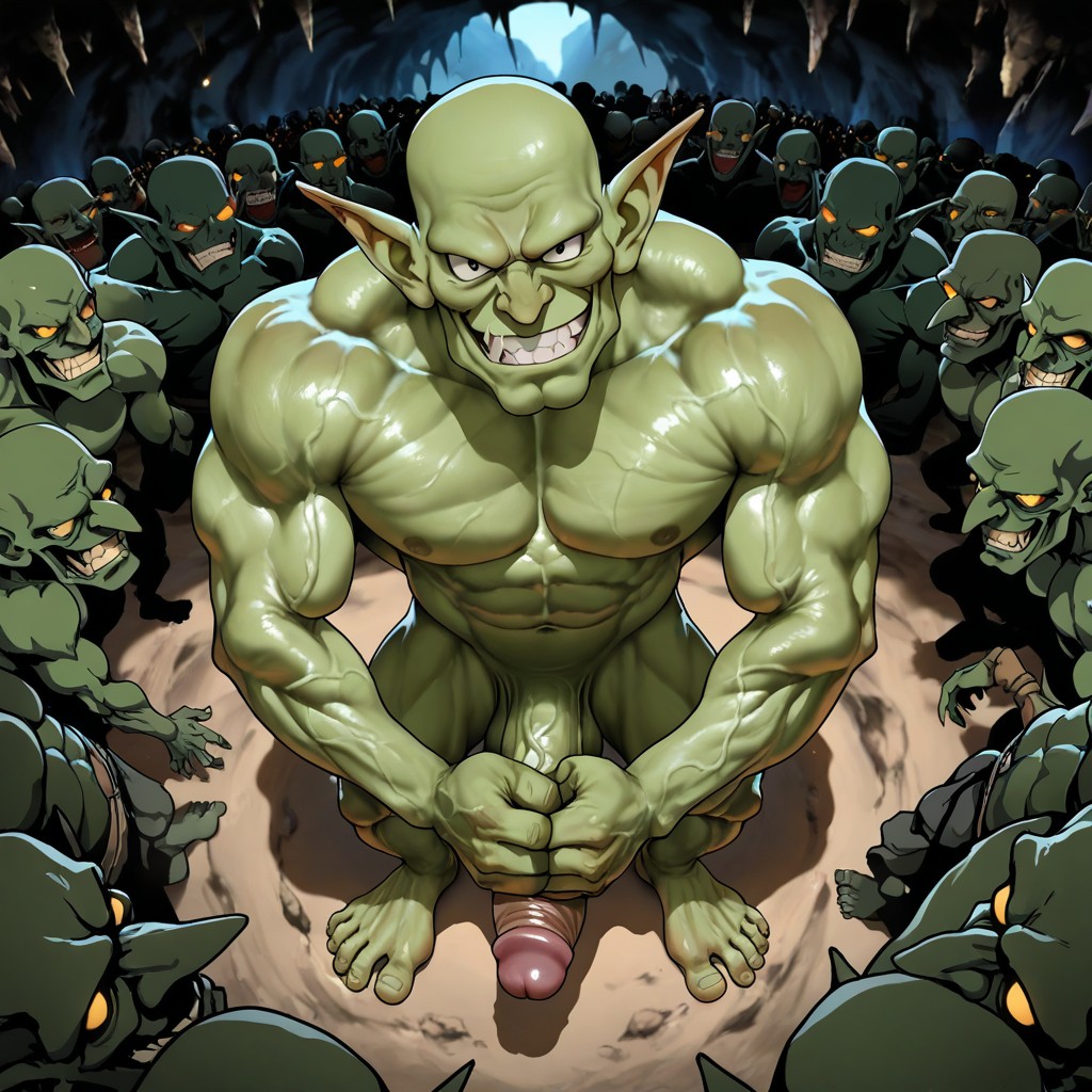 Beitemian Redgartstyle, Goblins Having An Orgy, 周りの多くの人々 ゲイAIポルノ