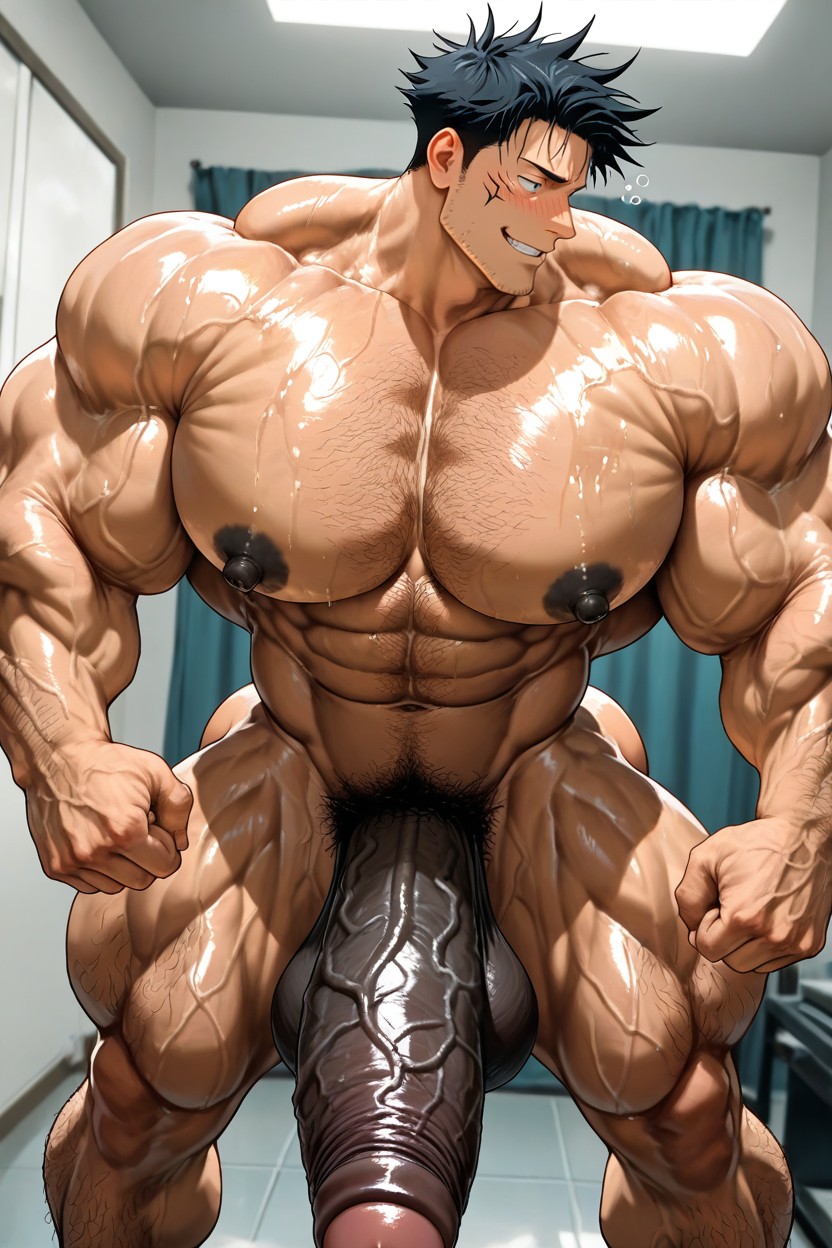 Horny, Bodybuilders, Big Muscles AI Gay Porn