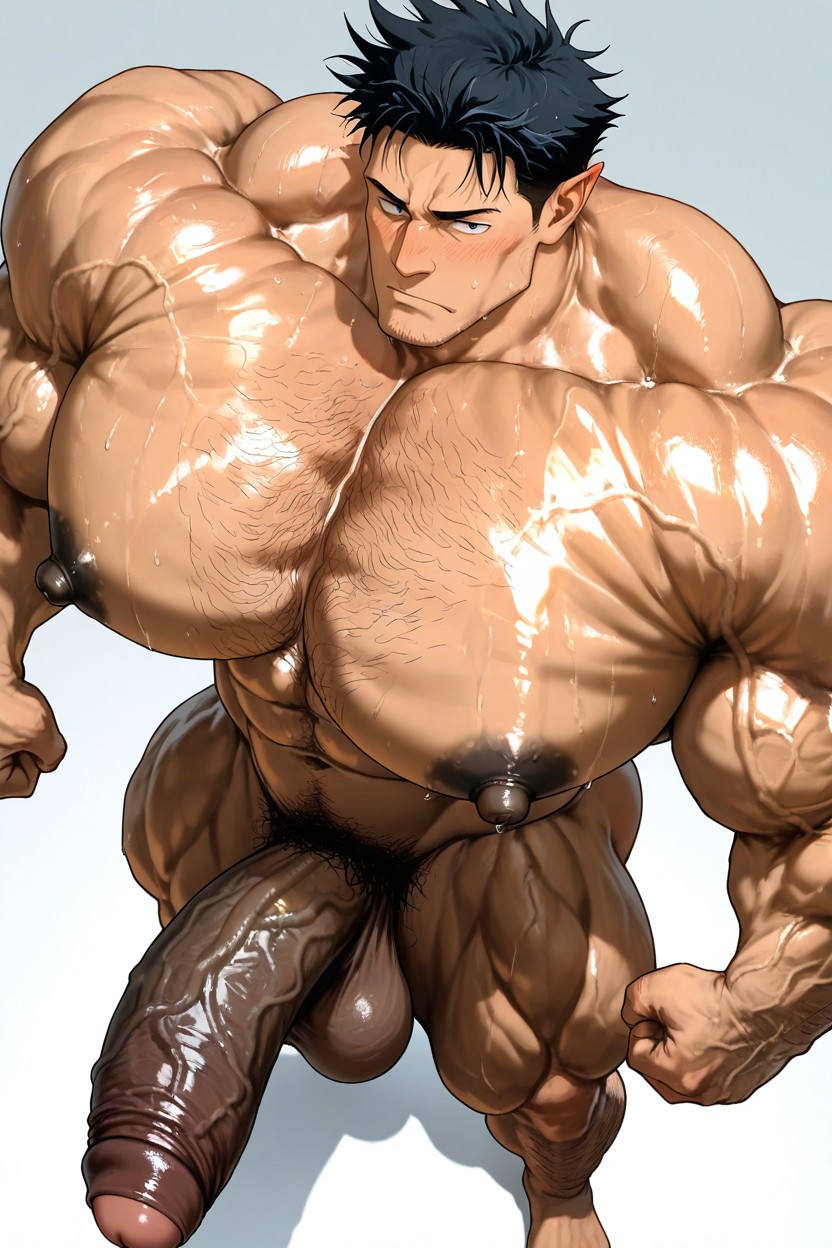 Toji Fushiguro From Jujutsu Kaisen, Muscular, Masculine AI同性戀黃片
