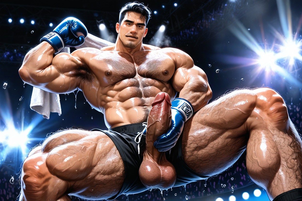 Sweaty, Hairy Balls, Extremely Hairy Body AI Gay Porn