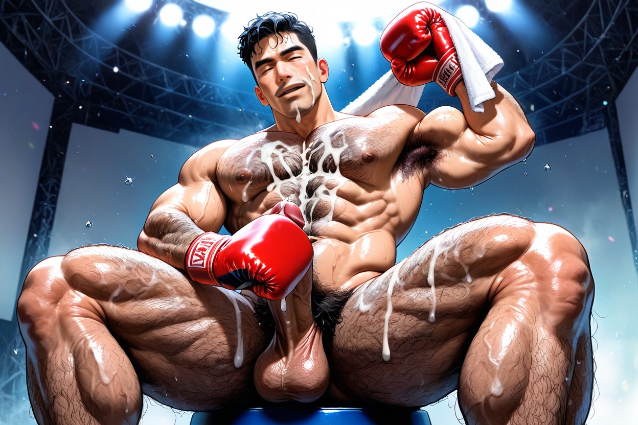 Very Thick Pubic Hair That Runs Black From The Navel, Black Hair, Muy Corto Porno gay IA